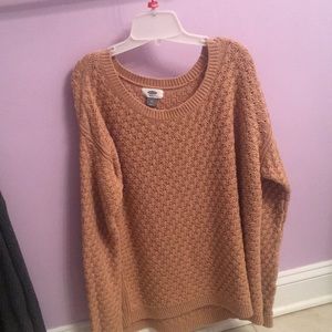 darker tan sweater
